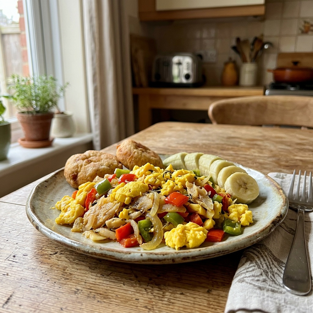 Ackee und Salzfisch