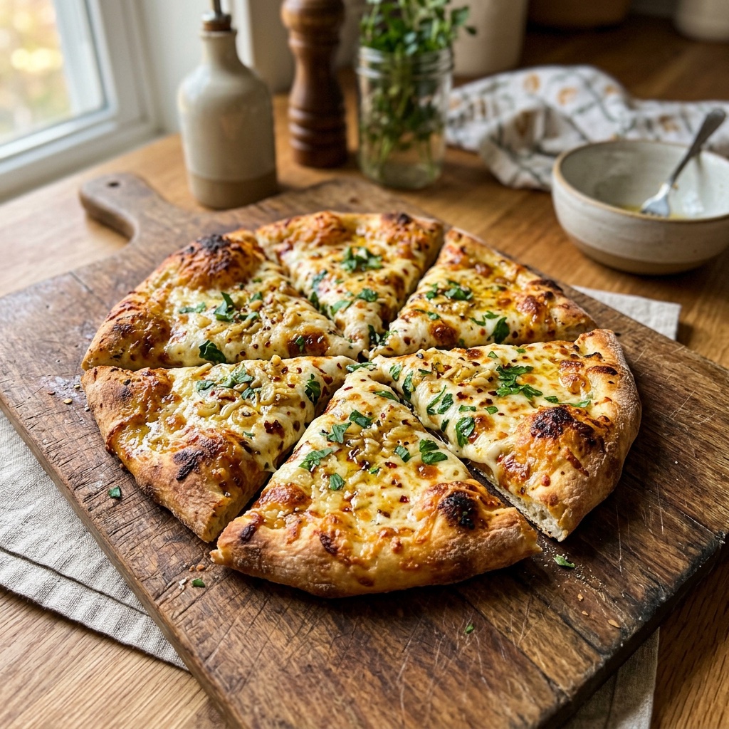 Aglio e Olio Pizza Melt