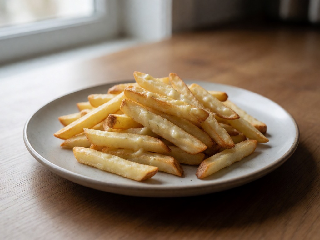 Airfryer-Kartoffelstangen mit Knoblauch-Mayo