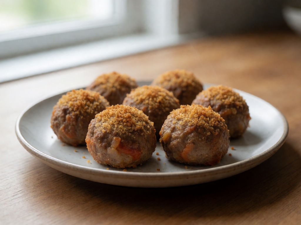 Hackbällchen mit Tomatensoße aus dem Airfryer
