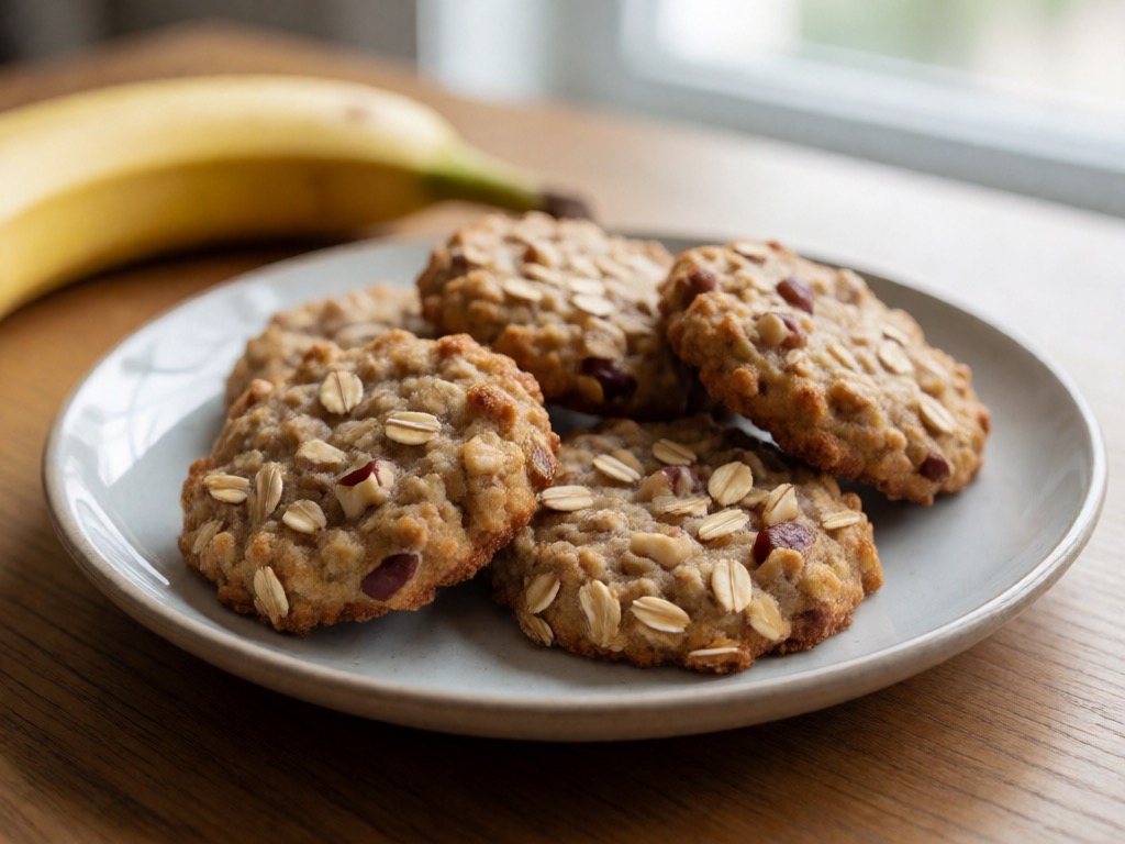 Airfryer Bananen-Nuss-Kekse