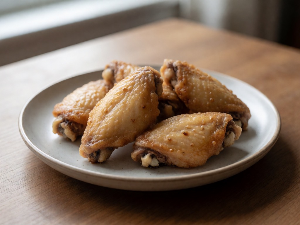 Airfryer-Chicken-Wings mit Honig-Sesam-Dip