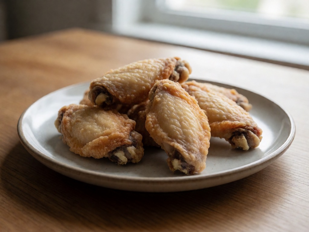 Airfryer-Chicken Wings mit Honig-Sriracha-Dip