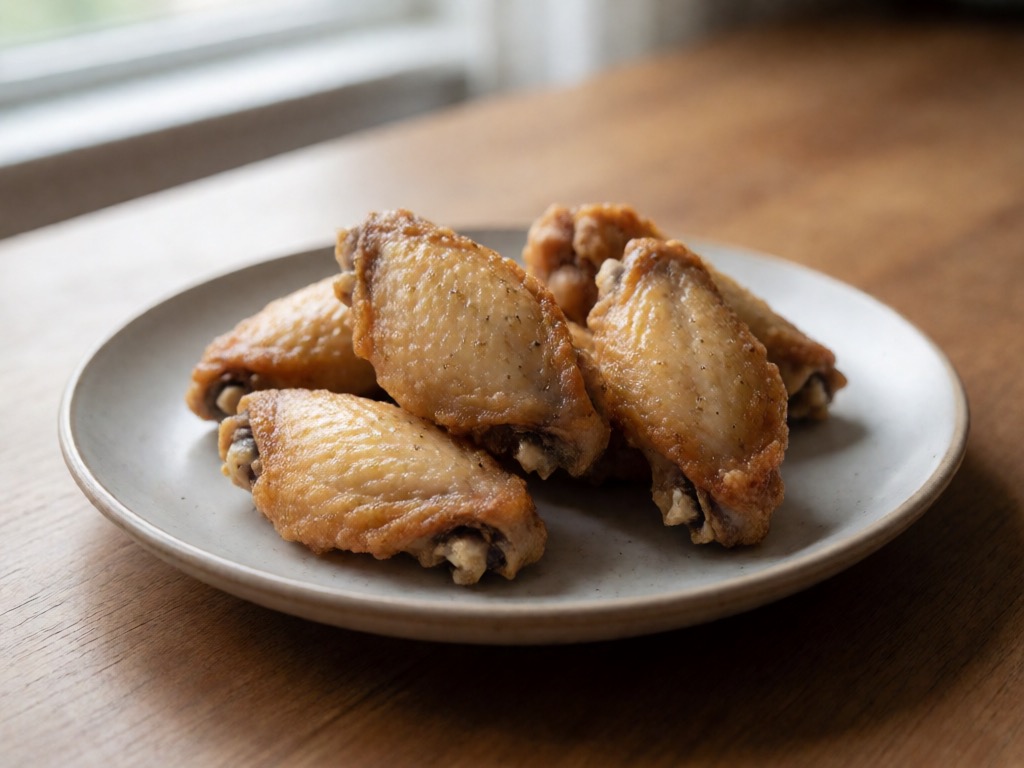Airfryer-Chicken Wings mit Honig-Sriracha-Glasure