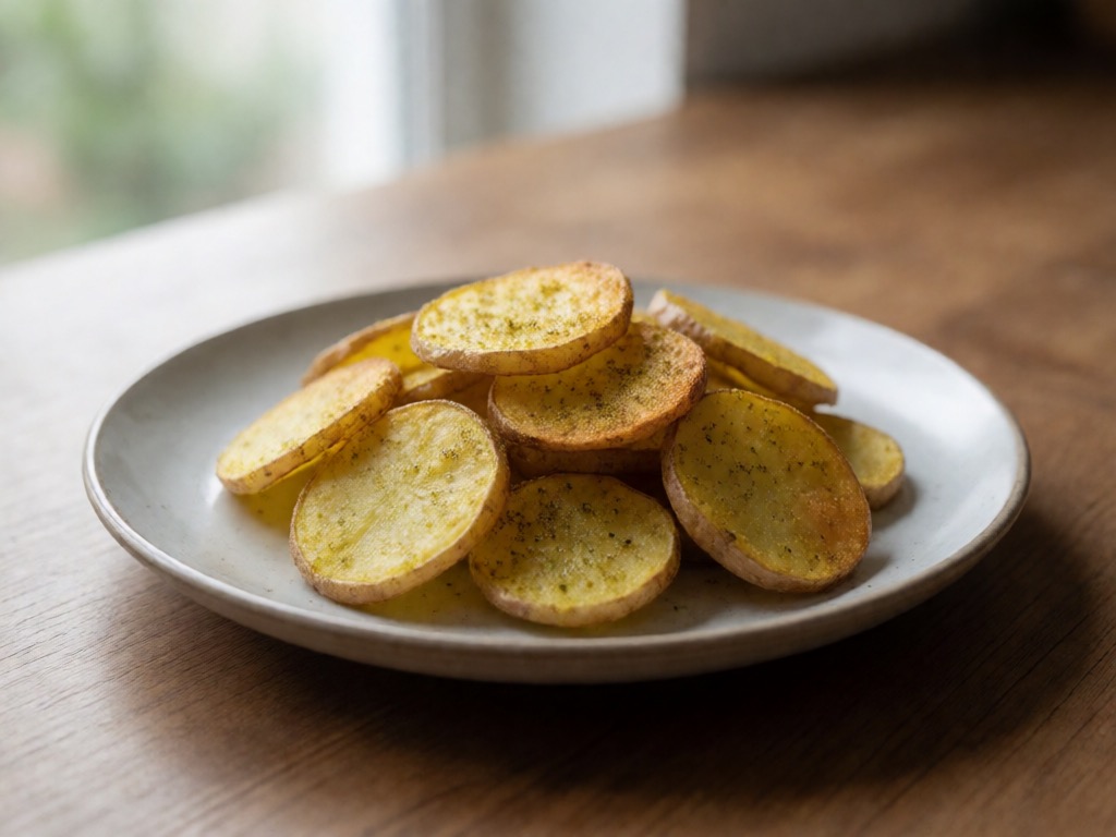 Airfryer-Kartoffel-Curry-Chips