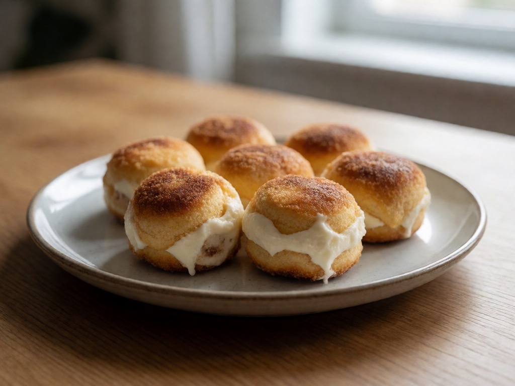Tiramisu-Bällchen im Airfryer