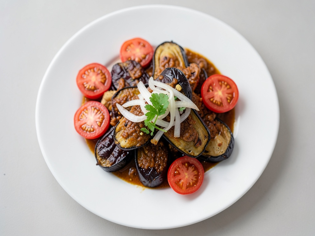 Baingan Bharta - Berenjena a la parrilla