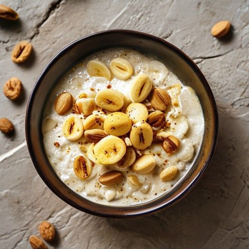 Porridge de plátano y dátiles