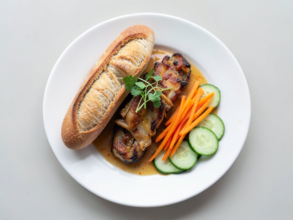 Bánh Mì mit Räucherfisch