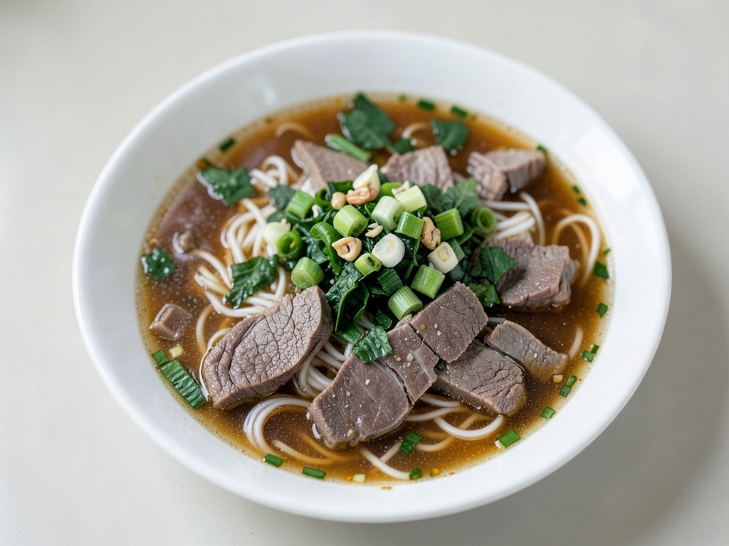 Pho de ternera con hierbas (Phở Bò Nguyền Liệu)