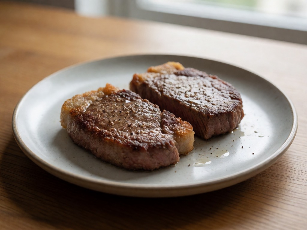 Rindfleischsteak im Airfryer