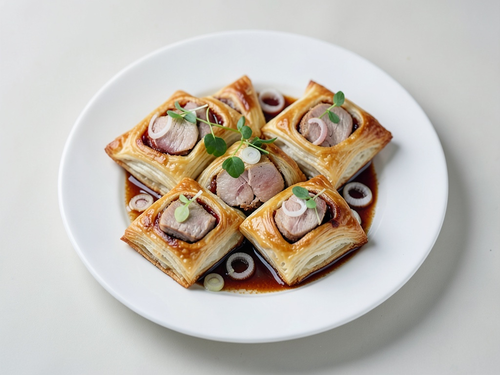 Blätterteigtaschen mit Ente