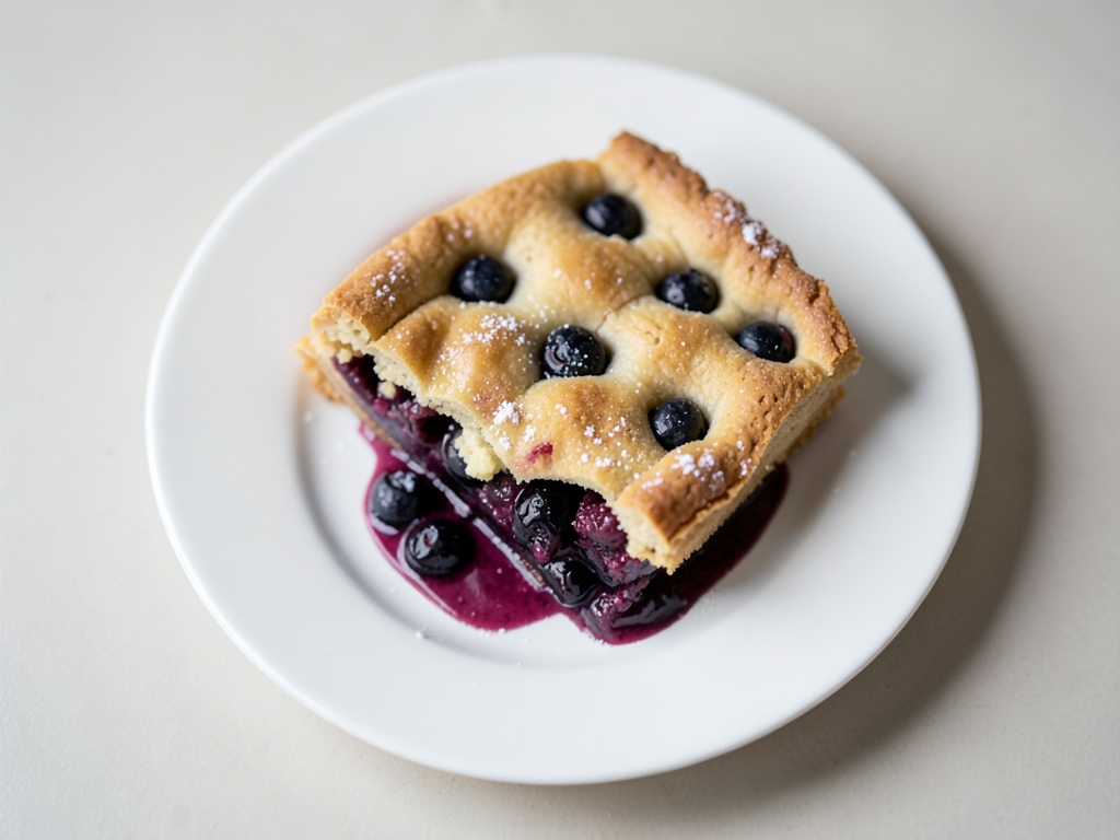 Mustikkapiirakka (Blaubeerkuchen)