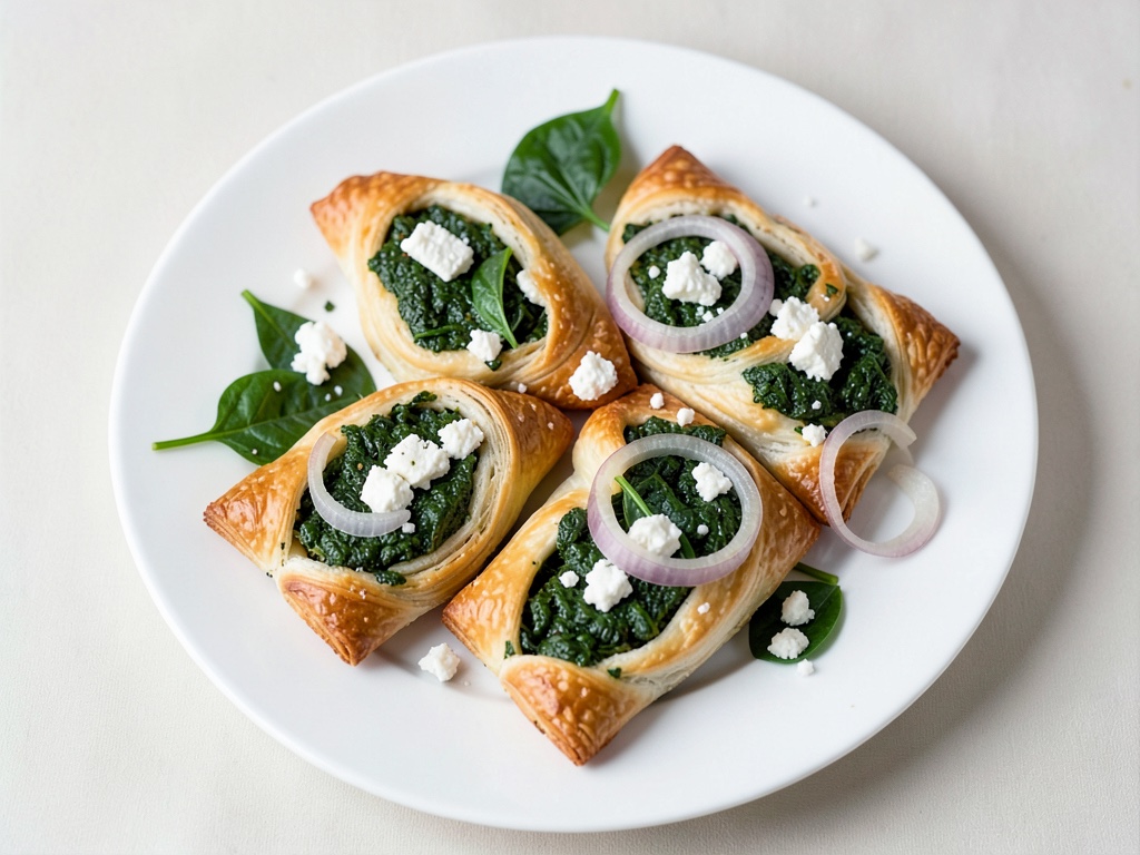 Bourekas mit Spinat und Feta