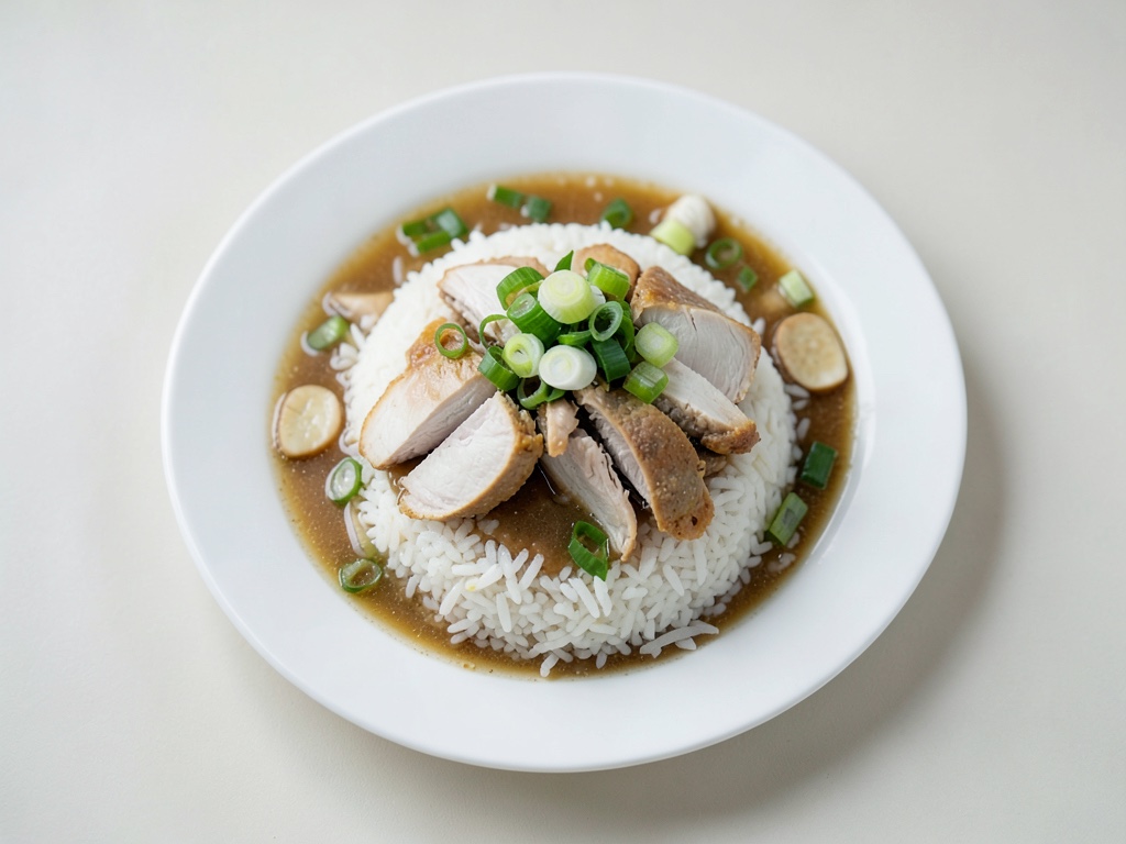 Bubur Ayam - Brei de arroz de pollo indonesio