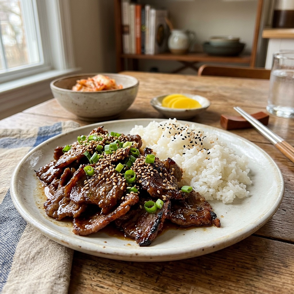 Bulgogi (Mariniertes Rindfleisch)