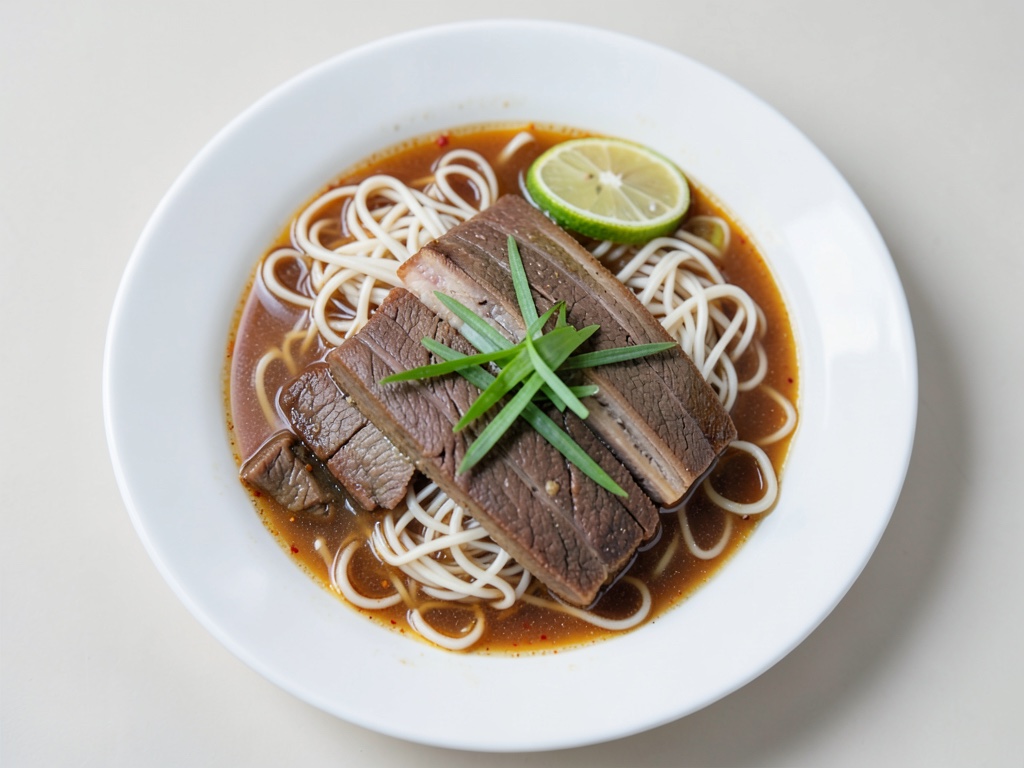 Bún Bò Huế (Würzige Rindfleischnudelsuppe)