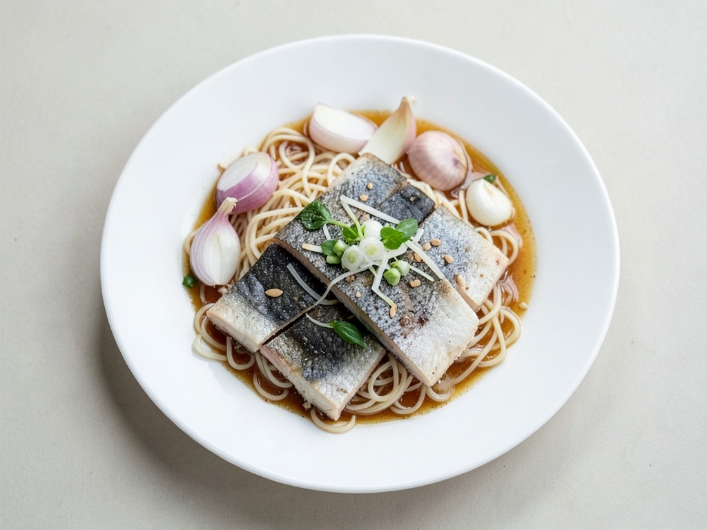 Bún Cá (Reisnudeln mit Fisch)