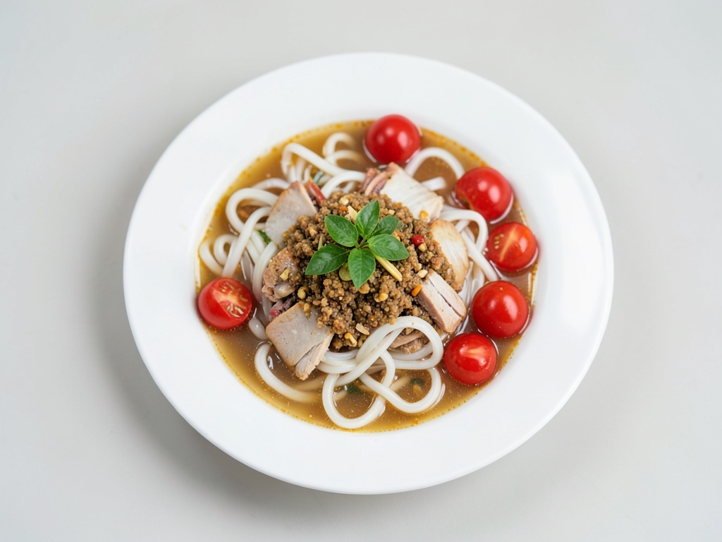 Bún Riêu (Krabbensuppen-Nudeln)