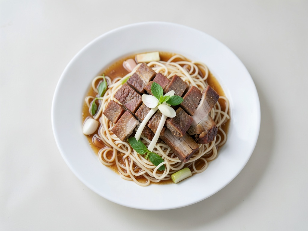 Bún Sườn (Reisnudeln mit Rippchen)