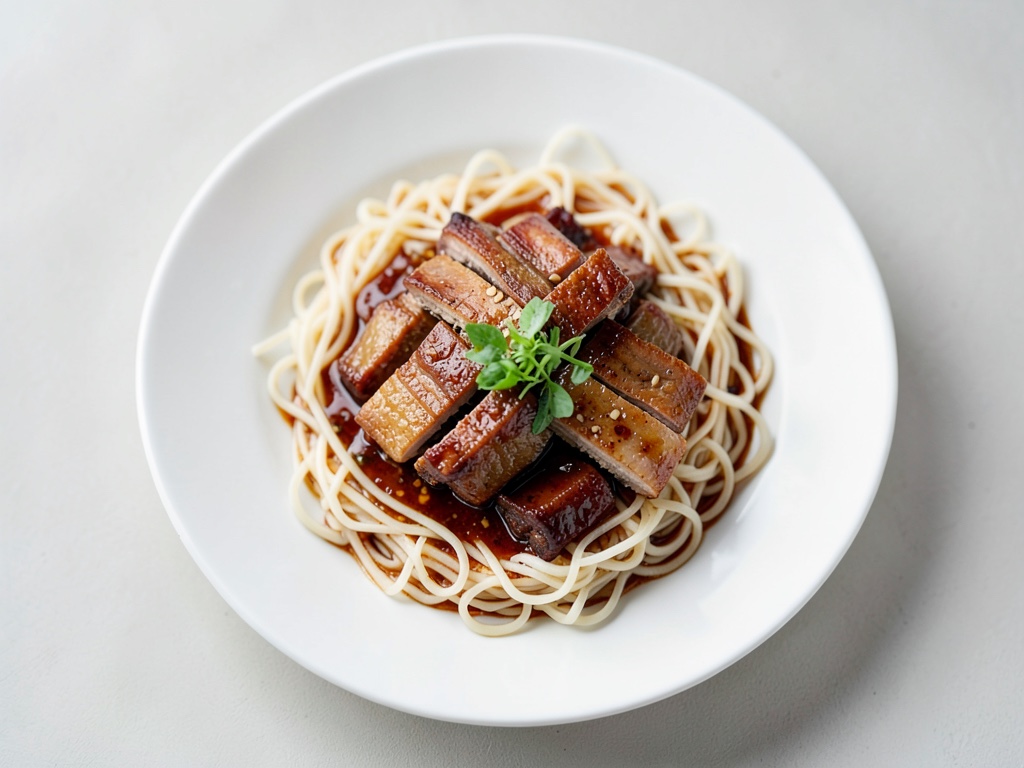Bún Thịt Nướng - Gegrilltes Schweinefleisch auf Reisnudeln