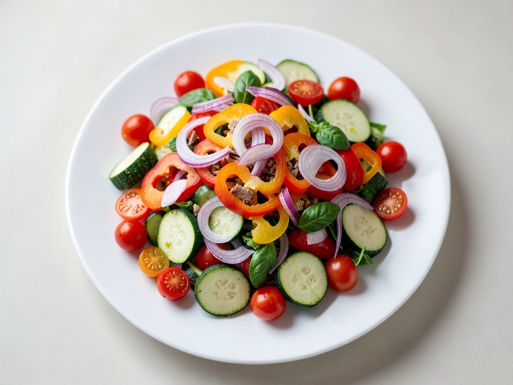 Insalata di verdure mediterrane colorate