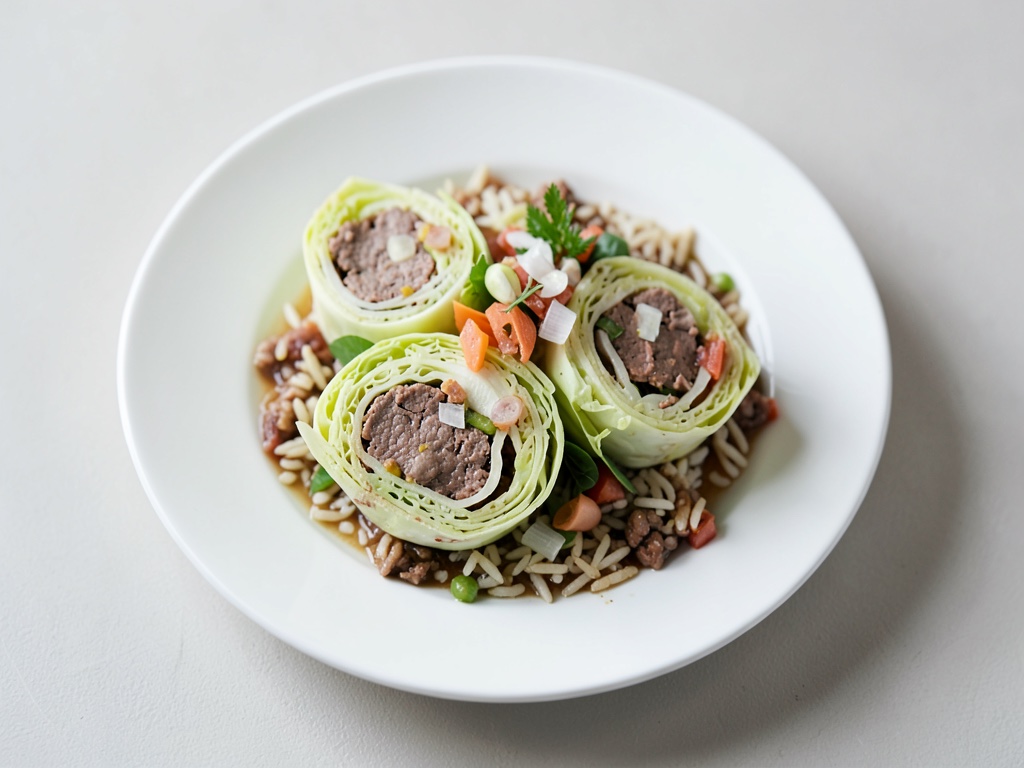 Krautwickel mit Rindfleisch