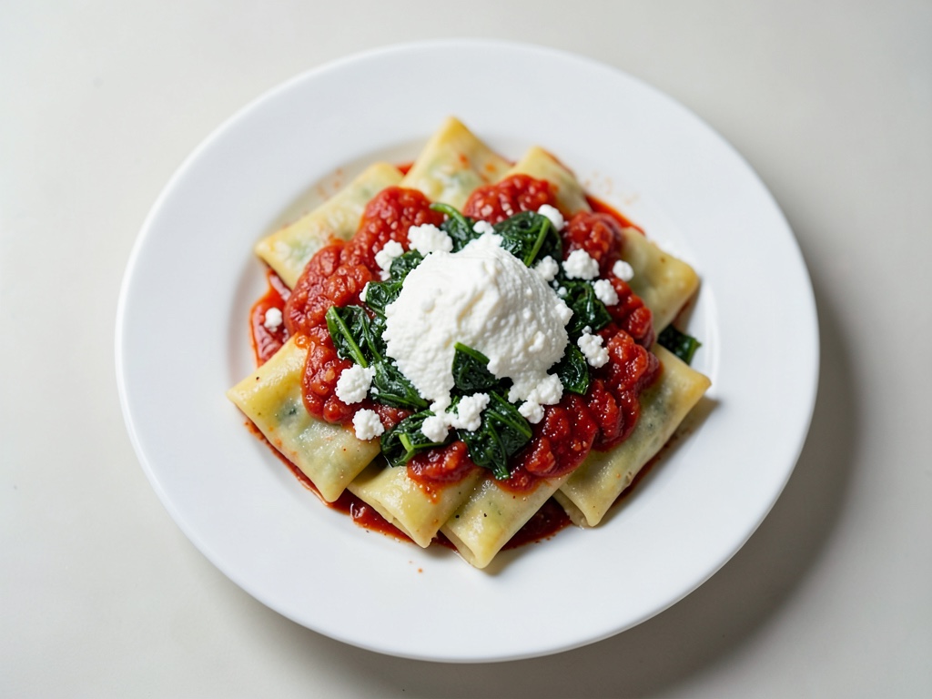 Cannelloni mit Ricotta und Spinat