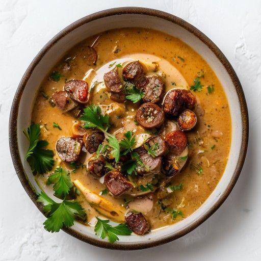 Guiso de castañas y tomate con chorizo