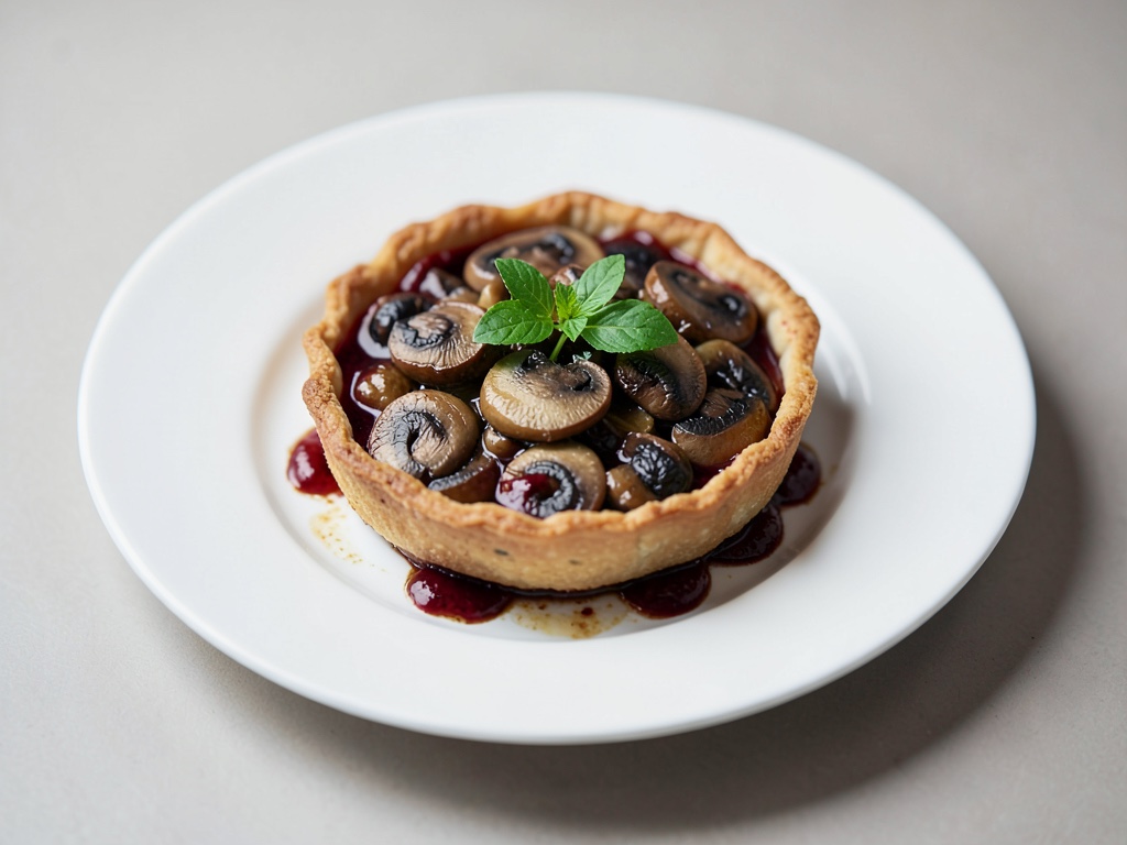 Champignon-Portwein-Tarte
