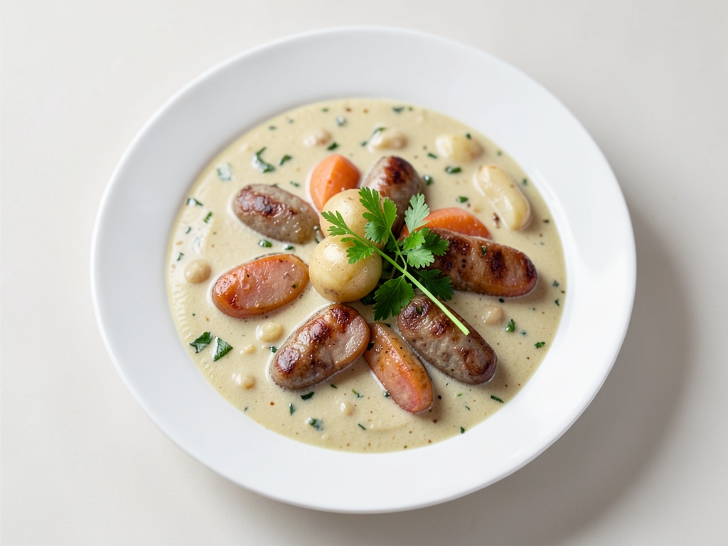 Omas Kartoffelsuppe mit Würstchen – einfach und cremig
