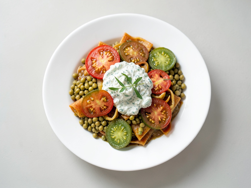 Enchiladas gratinate con tzatziki