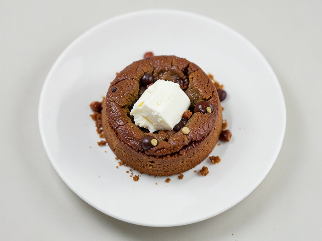 Flüssig-flüssiges Schoko-Soufflé