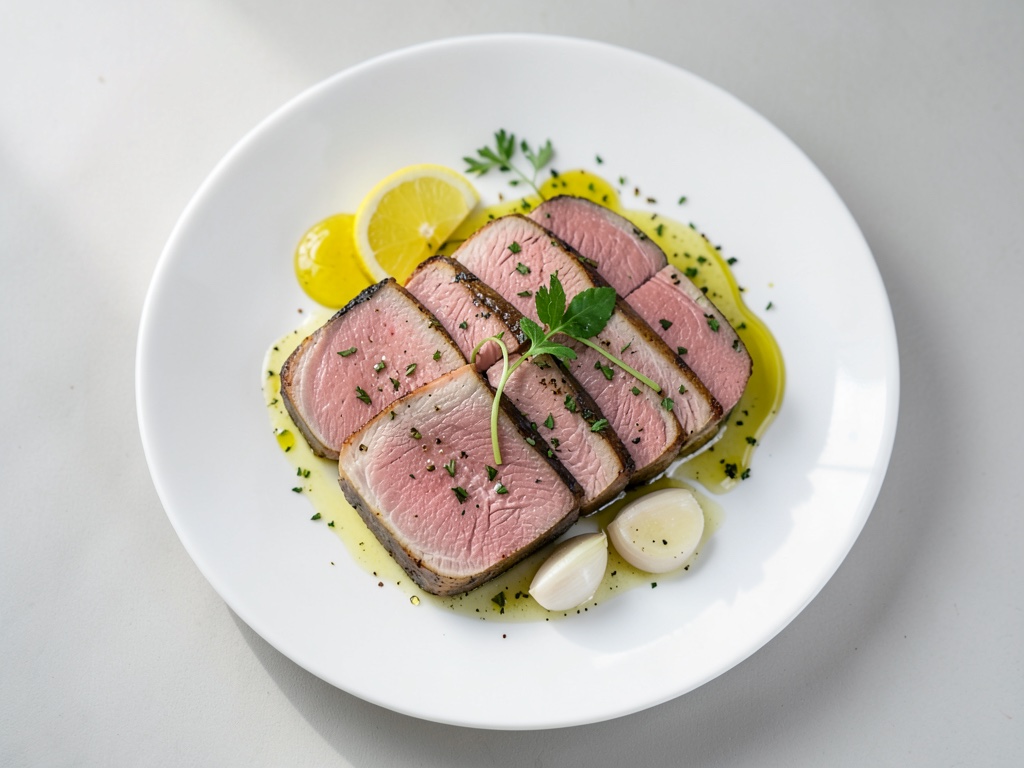 Salmone al forno all'aglio e limone
