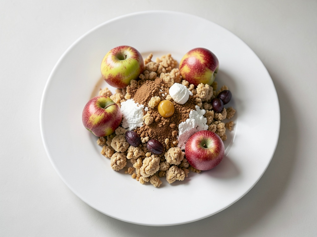 Crumble croccante alla mela
