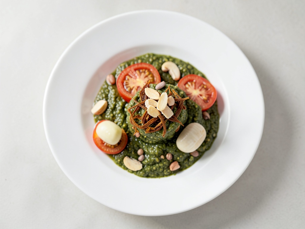 Pesto croustillant aux tomates séchées