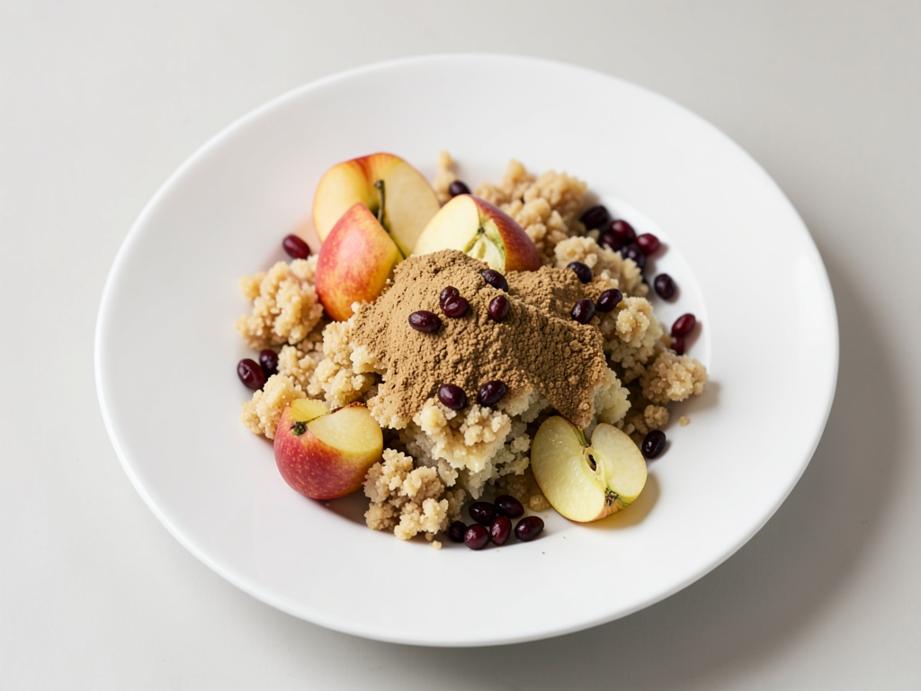 Knuspriges Apfel-Crumble