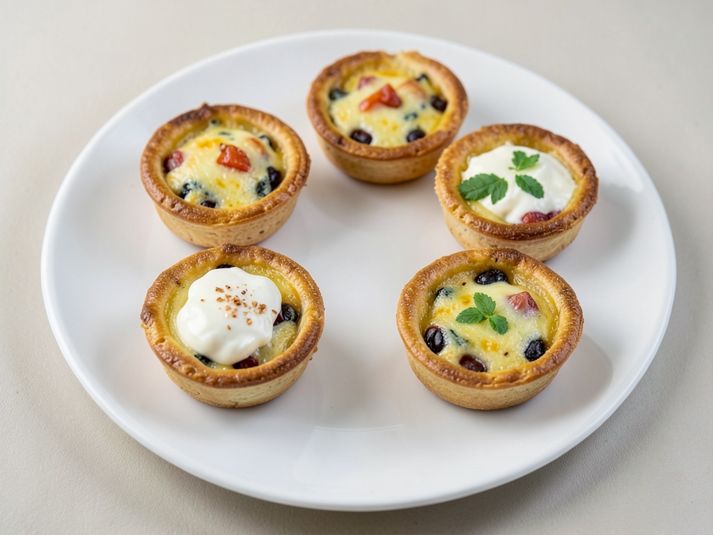 Piccole quiche per feste