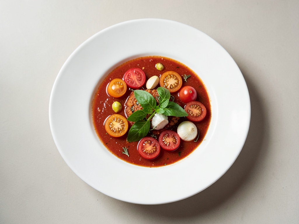 Frische Tomatensuppe