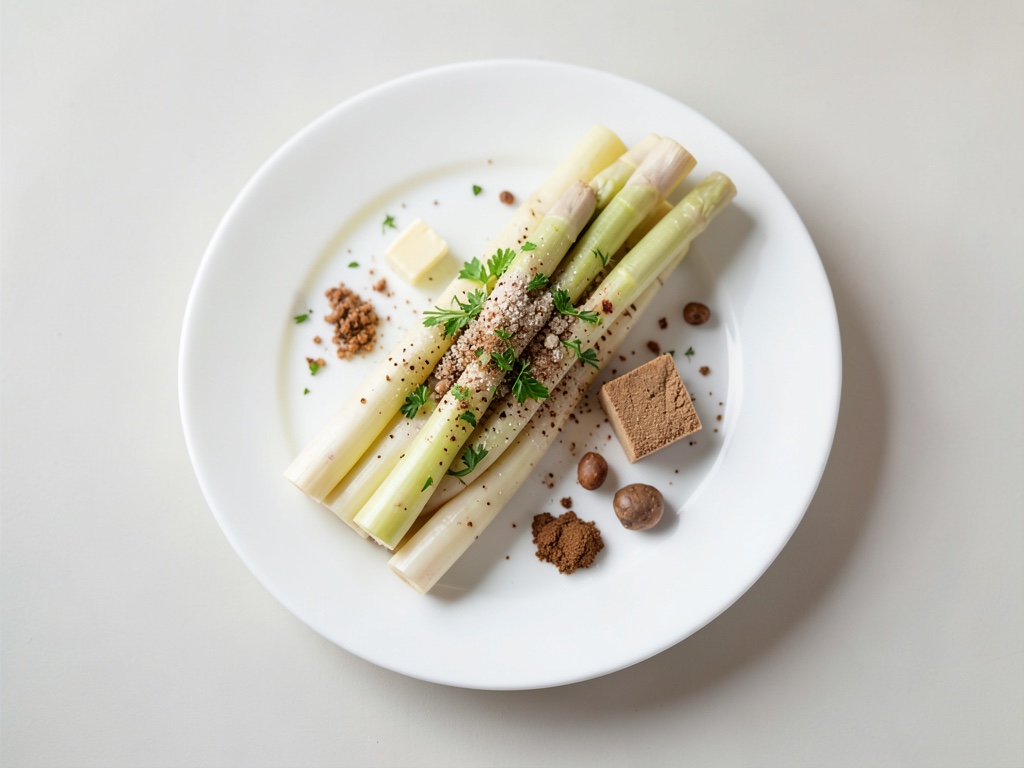 Asperges en petits paquets en feuille d'aluminium – intensément aromatique