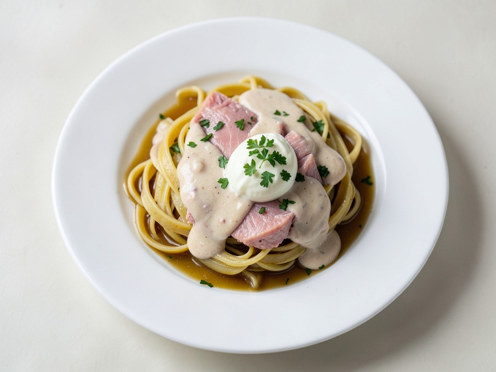 Cremige Lachs-Pasta mit Kräutern