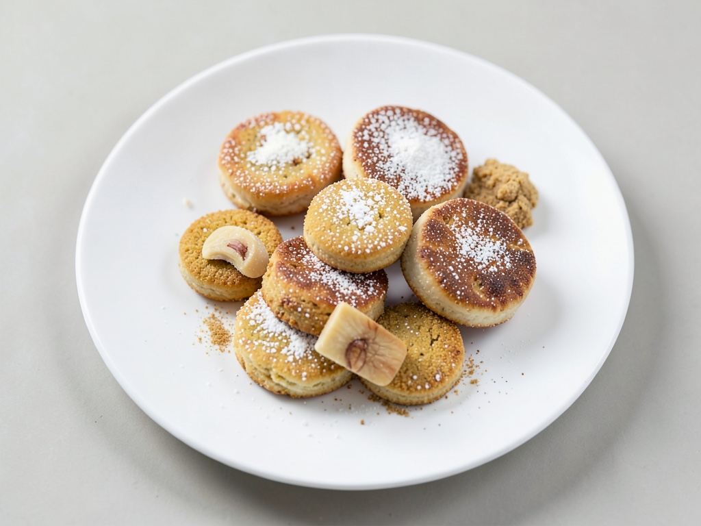Biscotti tagliati con stampi fatti in casa