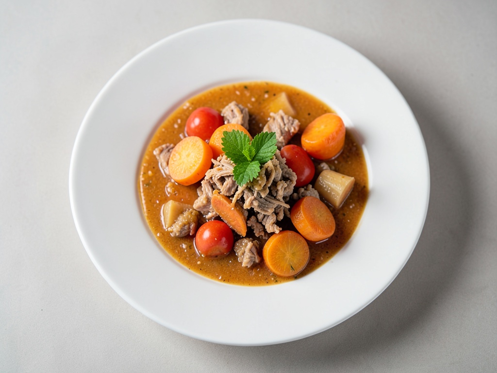 Straccetti di tacchino teneri in salsa cremosa di carote e arance
