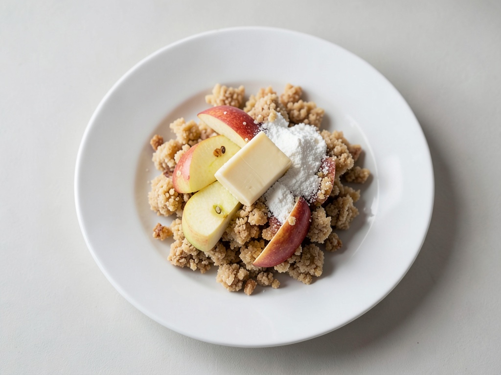 Apfel-Crumble: Frisch, knusprig und kinderleicht