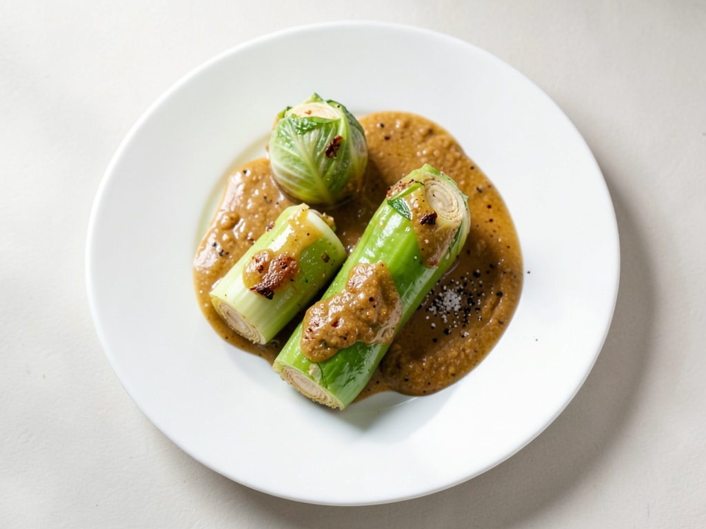 Kohlrabi in cremiger Weißsauce
