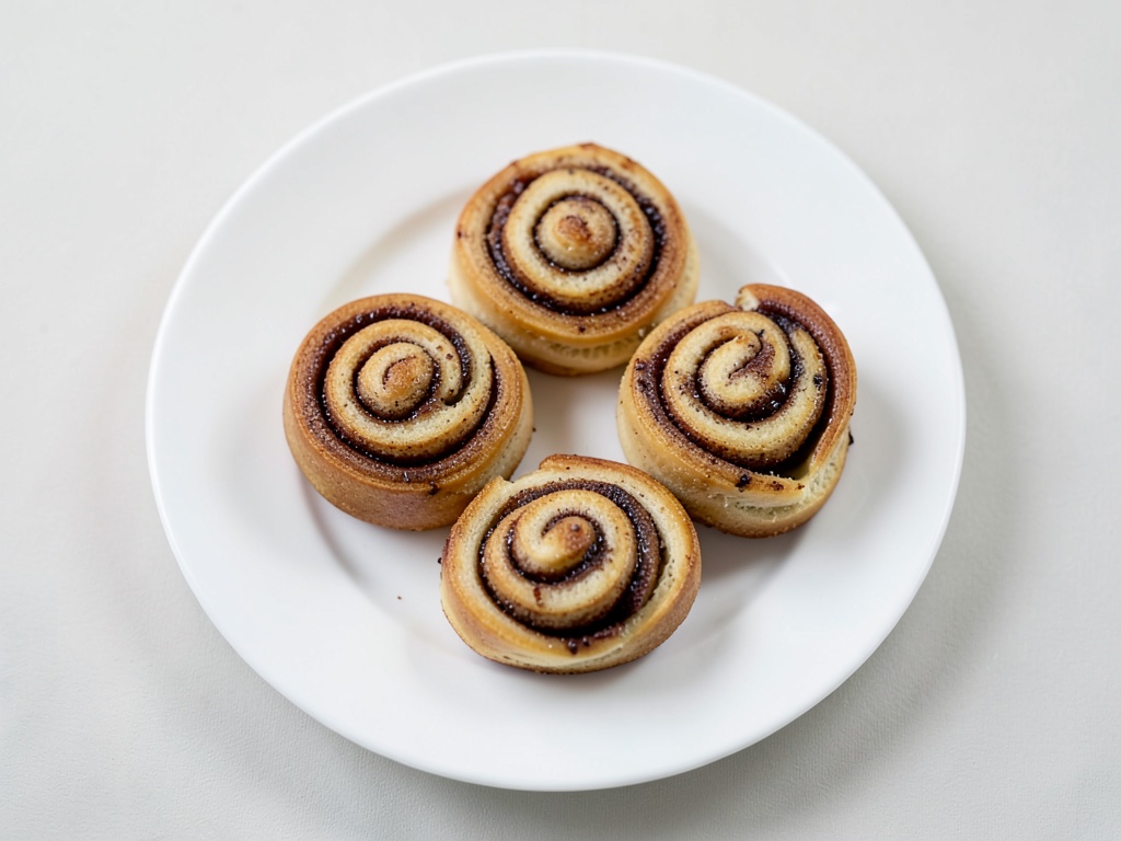 Fluffige Zimtschnecken mit Frischkäse-Glasur