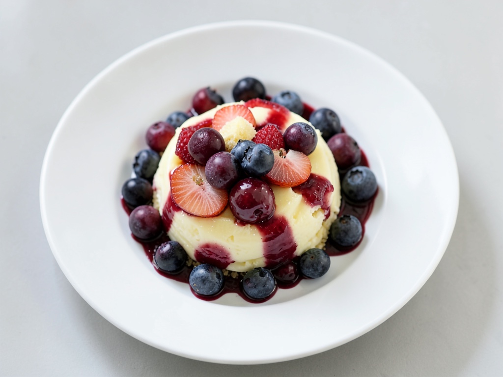 Erdbeer-Kokos-Dessert