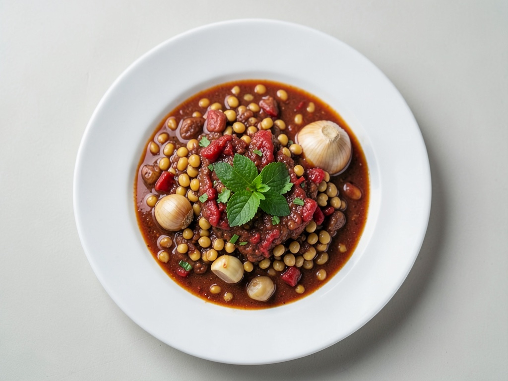 Ciotola di chili vegana e alcalina