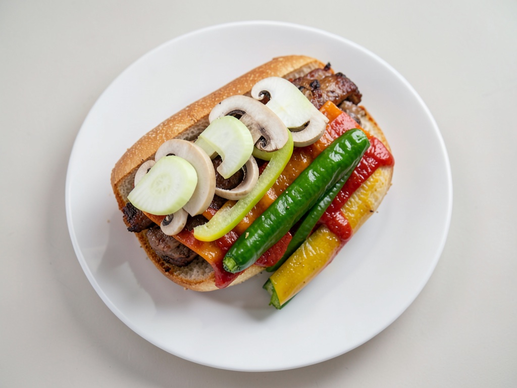 Sandwich Philly Cheese Steak Croccante