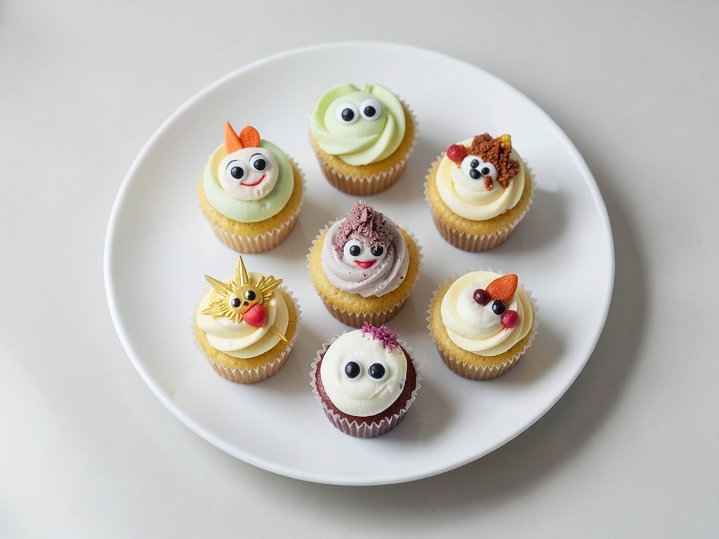 Cupcake dei Mostri degli Scriccioli Colorati